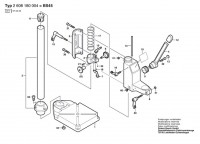 Bosch 2 608 180 004 BS 45 Drill Stand Spare Parts
